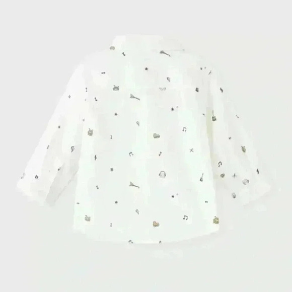 Mayoral size 18m collared top with Carmel colored pants - Picture 9 of 10